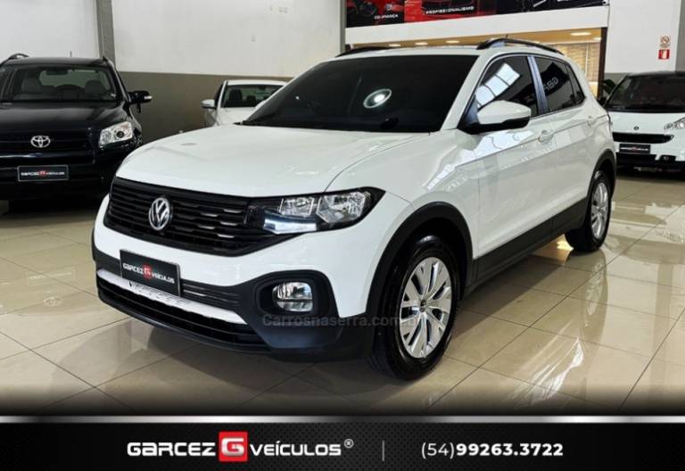 VOLKSWAGEN - T-CROSS - 2020/2021 - Branca - R$ 95.900,00