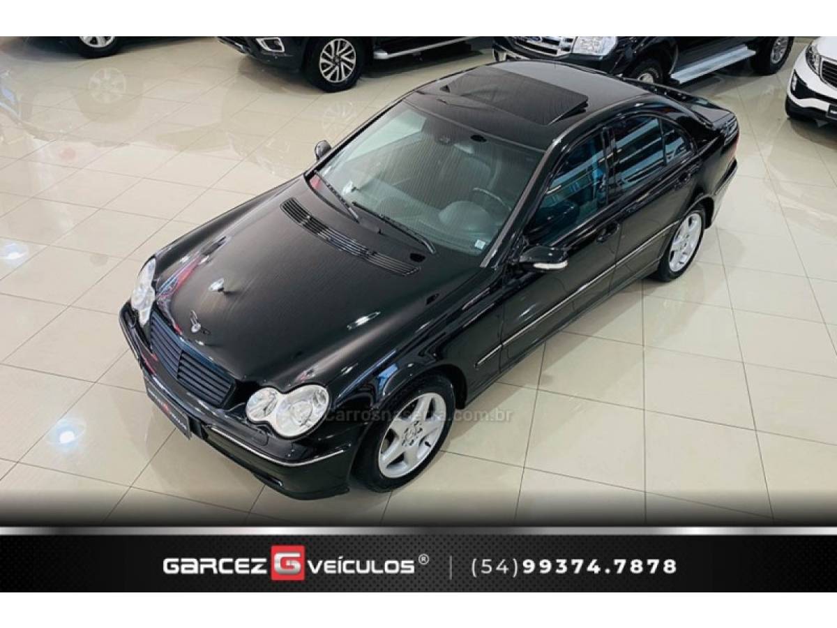 MERCEDES-BENZ - C 230 K - 2004/2004 - Preta - R$ 53.000,00