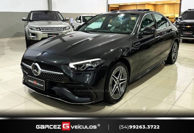 MERCEDES-BENZ - C 200 - 2022/2022 - Cinza - R$ 279.900,00