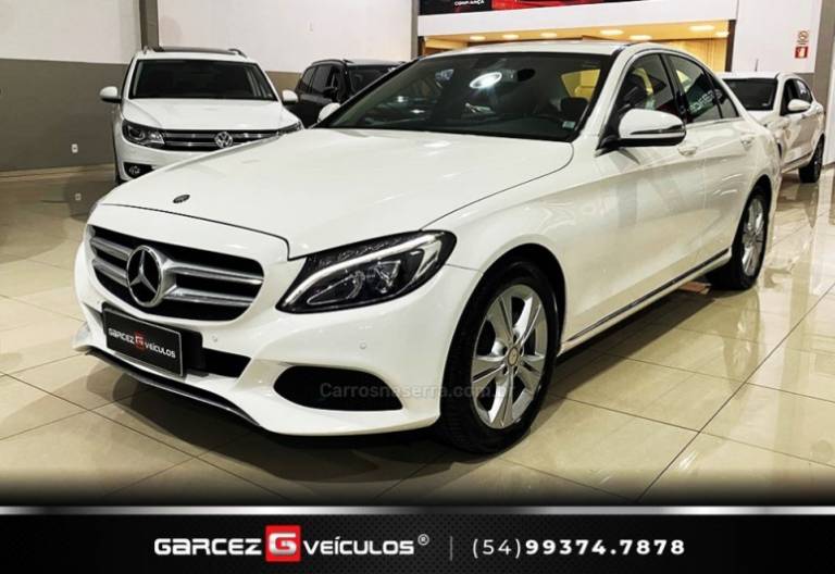 MERCEDES-BENZ - C 180 - 2015/2016 - Branca - R$ 117.900,00