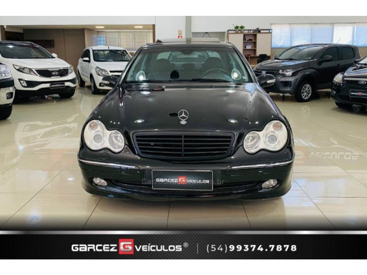 MERCEDES-BENZ - C 230 K - 2004/2004 - Preta - R$ 53.000,00