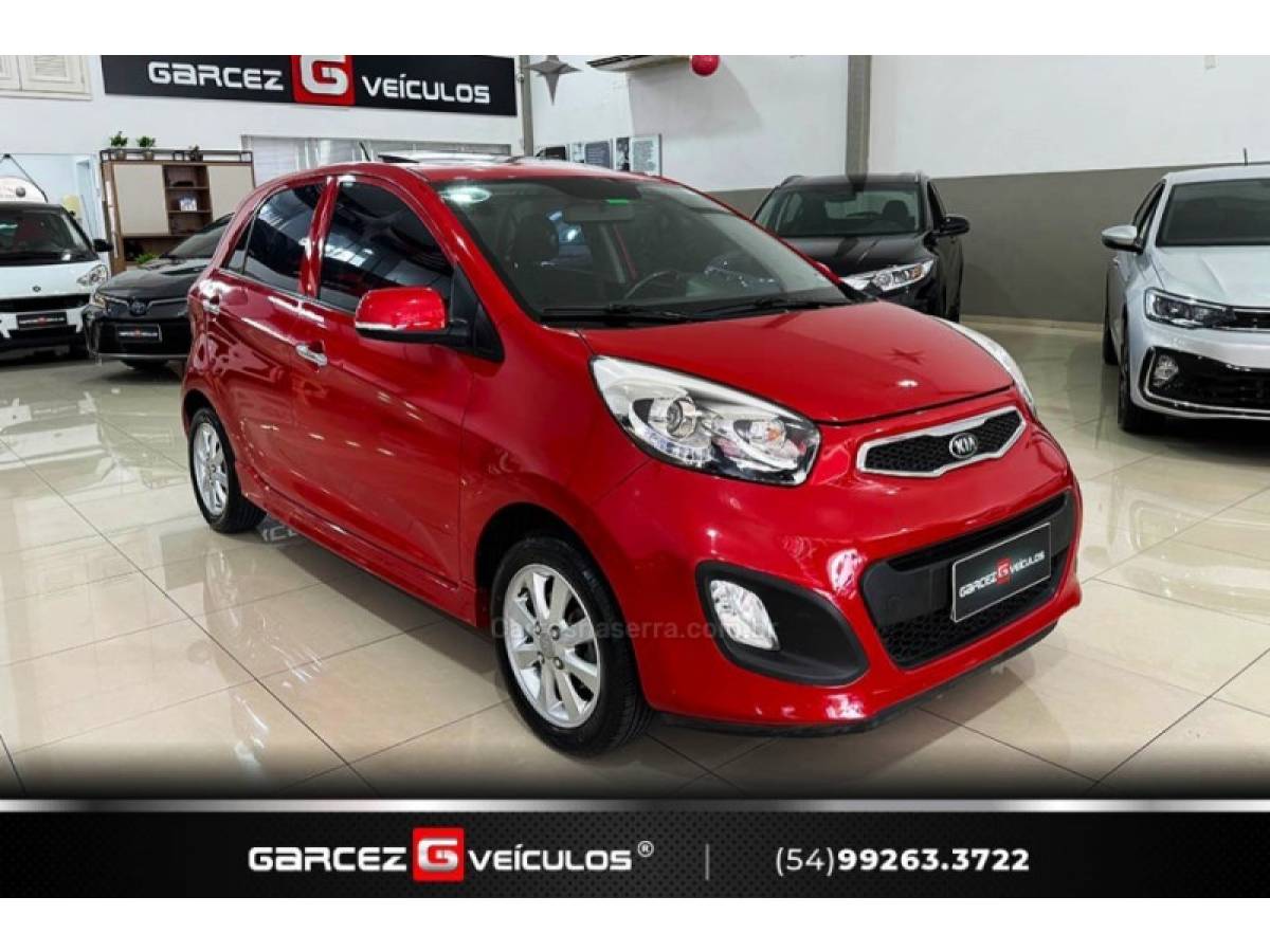 KIA MOTORS - PICANTO - 2012/2013 - Vermelha - R$ 46.900,00