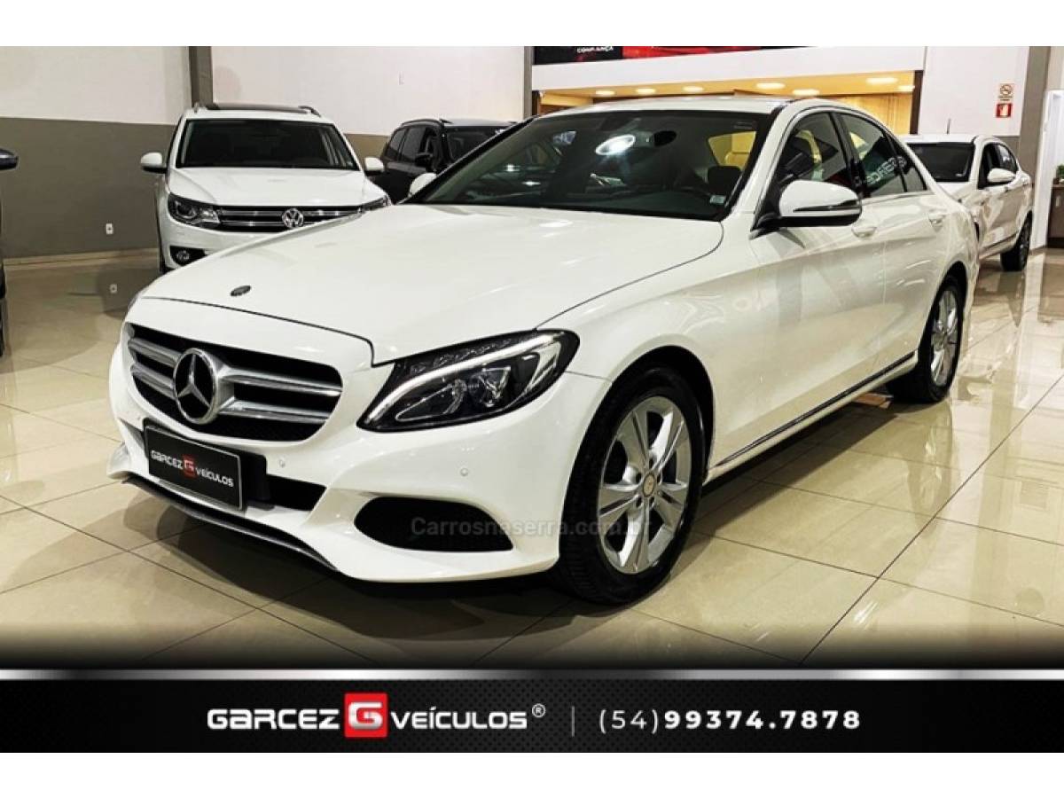 MERCEDES-BENZ - C 180 - 2015/2016 - Branca - R$ 117.900,00