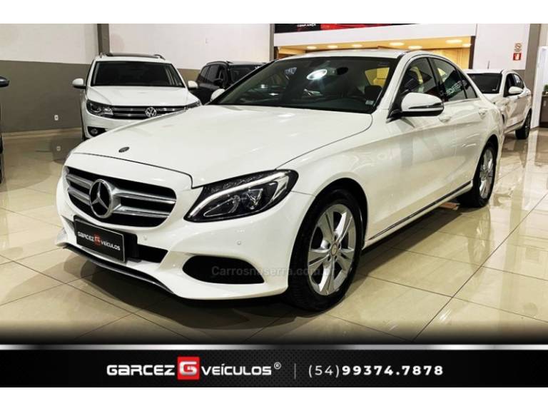 MERCEDES-BENZ - C 180 - 2015/2016 - Branca - R$ 117.900,00