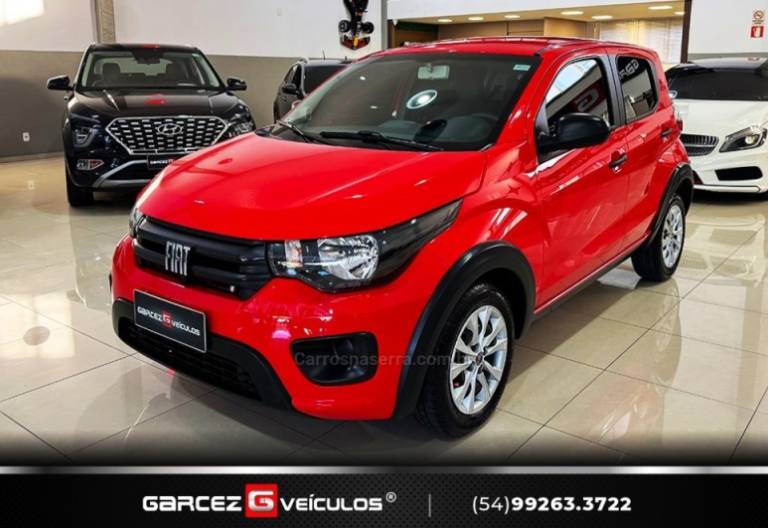 FIAT - MOBI - 2020/2021 - Vermelha - R$ 52.900,00