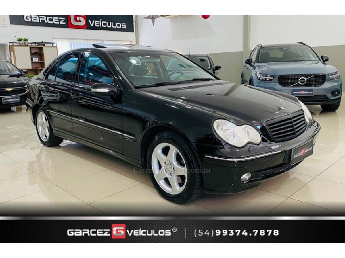 MERCEDES-BENZ - C 230 K - 2004/2004 - Preta - R$ 53.000,00