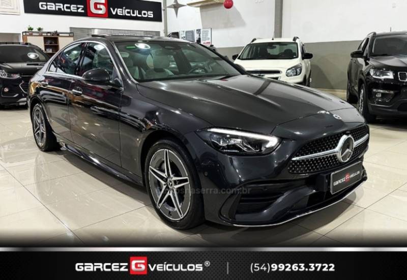 MERCEDES-BENZ - C 200 - 2022/2022 - Cinza - R$ 279.900,00