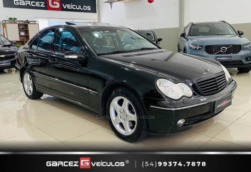 MERCEDES-BENZ - C 230 K - 2004/2004 - Preta - R$ 53.000,00