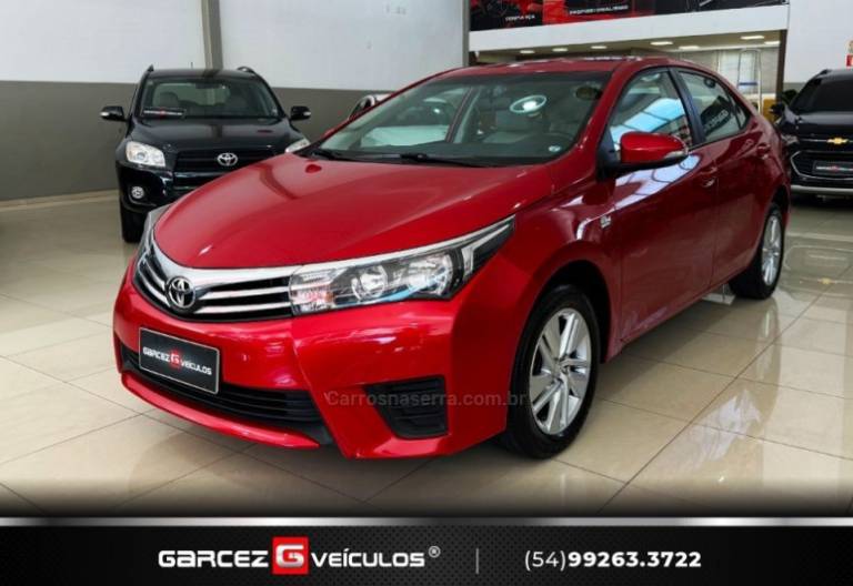 TOYOTA - COROLLA - 2016/2016 - Vermelha - R$ 83.900,00