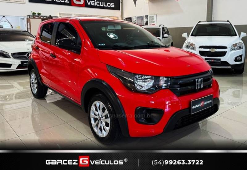 FIAT - MOBI - 2020/2021 - Vermelha - R$ 52.900,00