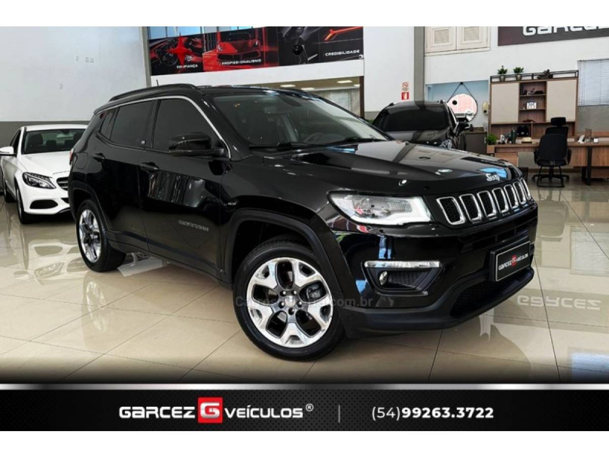 JEEP - COMPASS - 2018/2019 - Preta - R$ 99.900,00