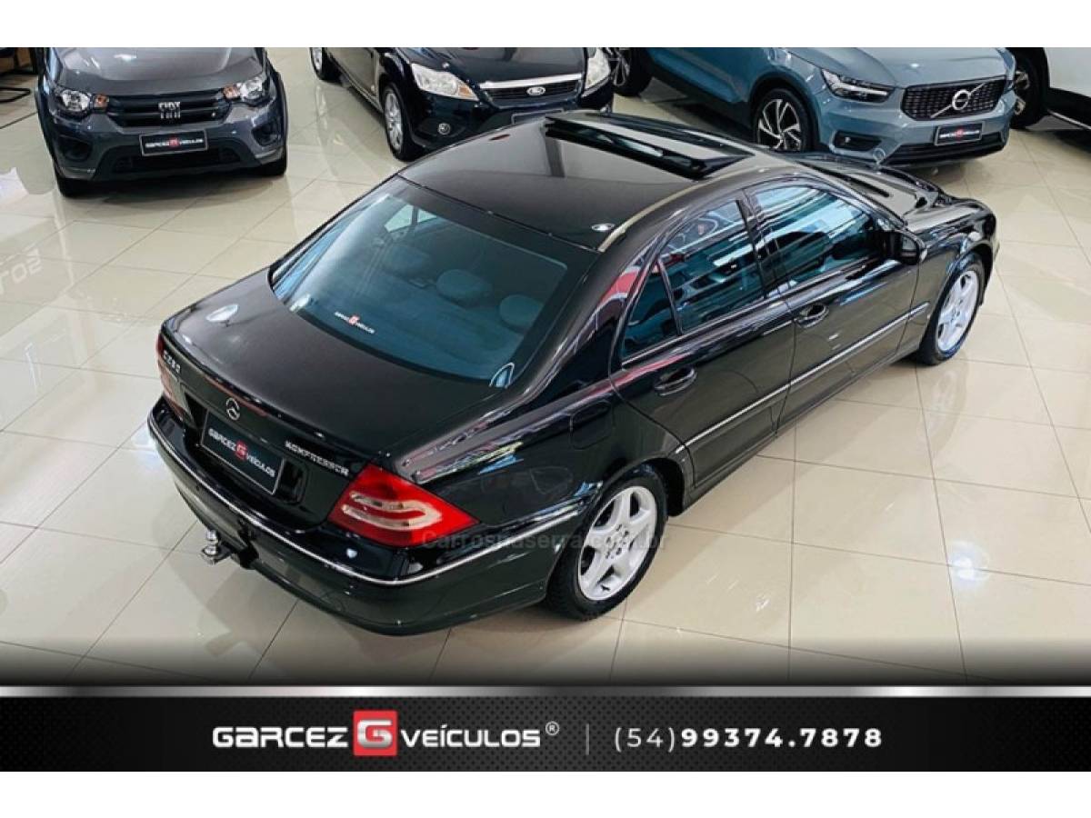 MERCEDES-BENZ - C 230 K - 2004/2004 - Preta - R$ 53.000,00